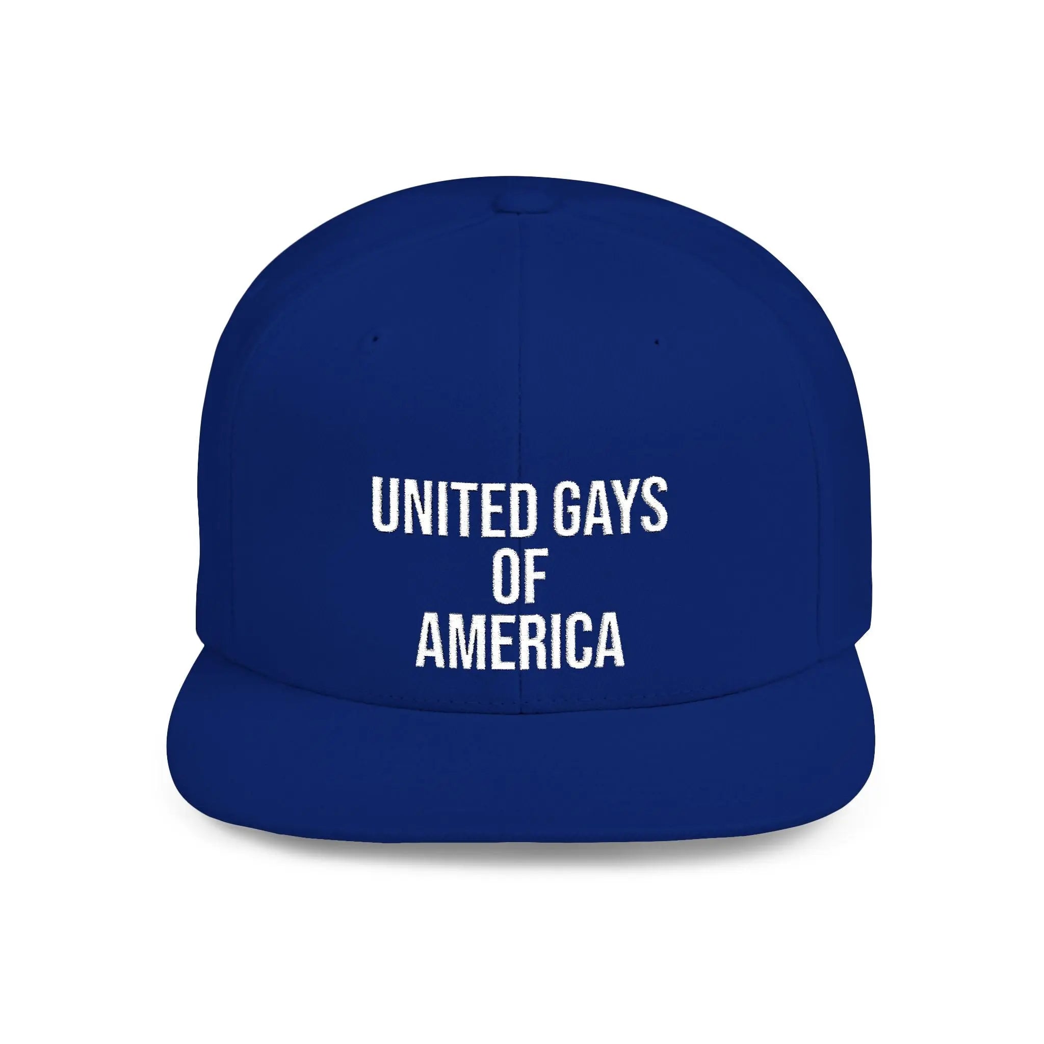 LGBTQ Pride Cap - United Gays of America Patriotic Hat Printify