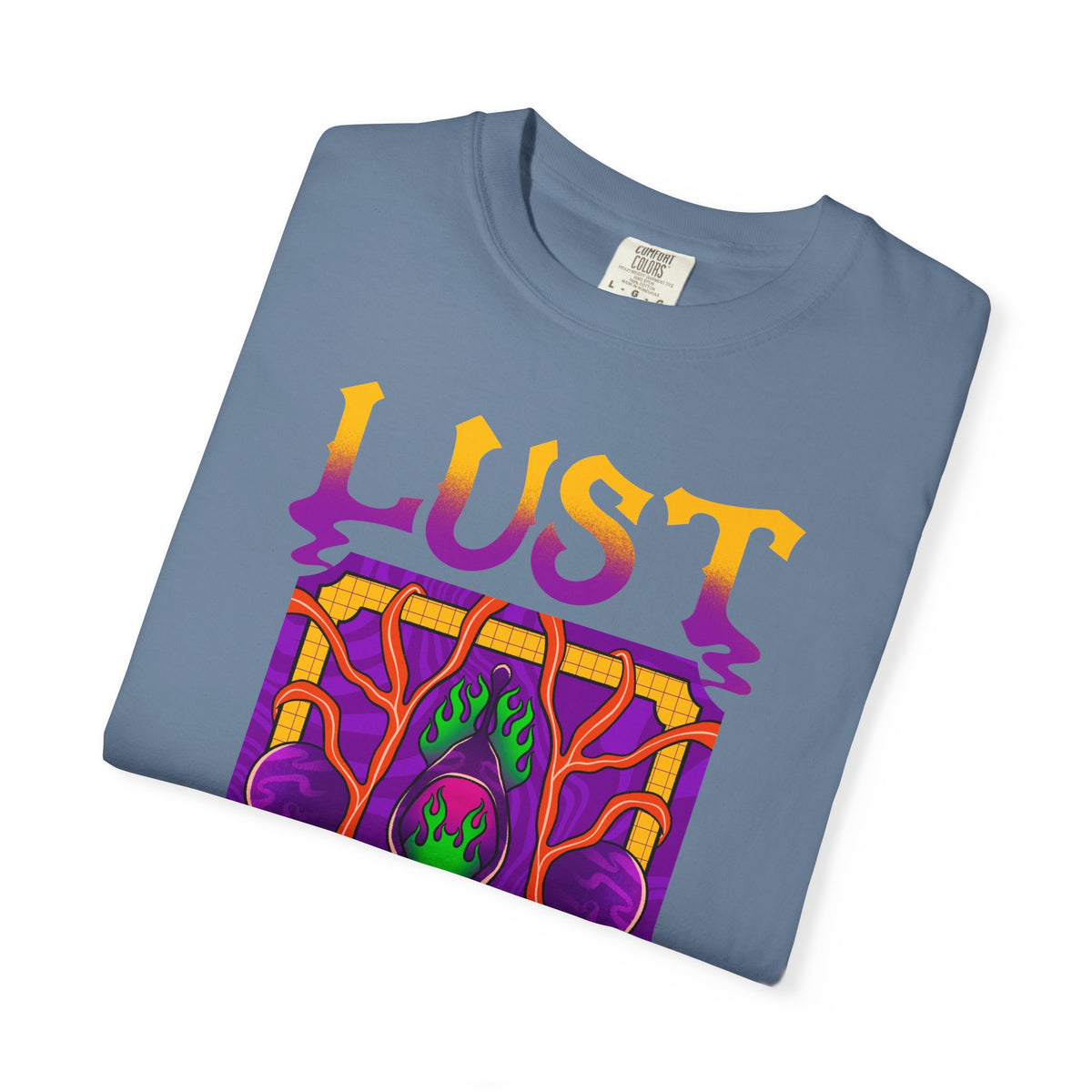 Psychedelic Art Shirt - Trippy Flame Tee - Vibrant Festival Gift