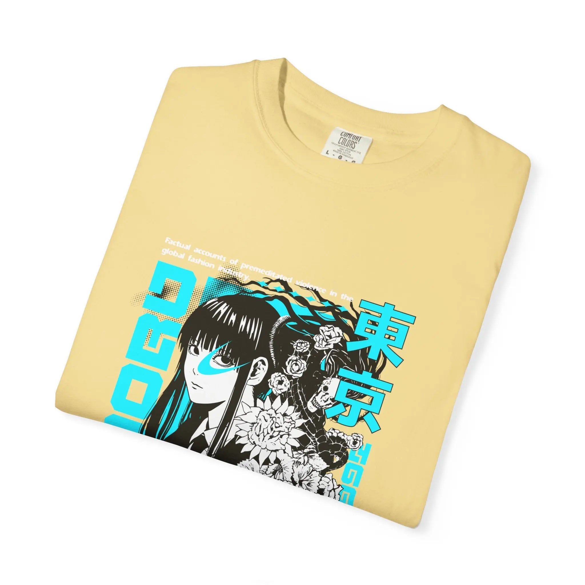 Anime Grunge Tee - Tokyo Y2K Vaporwave - Street Gift - Sinful Threads