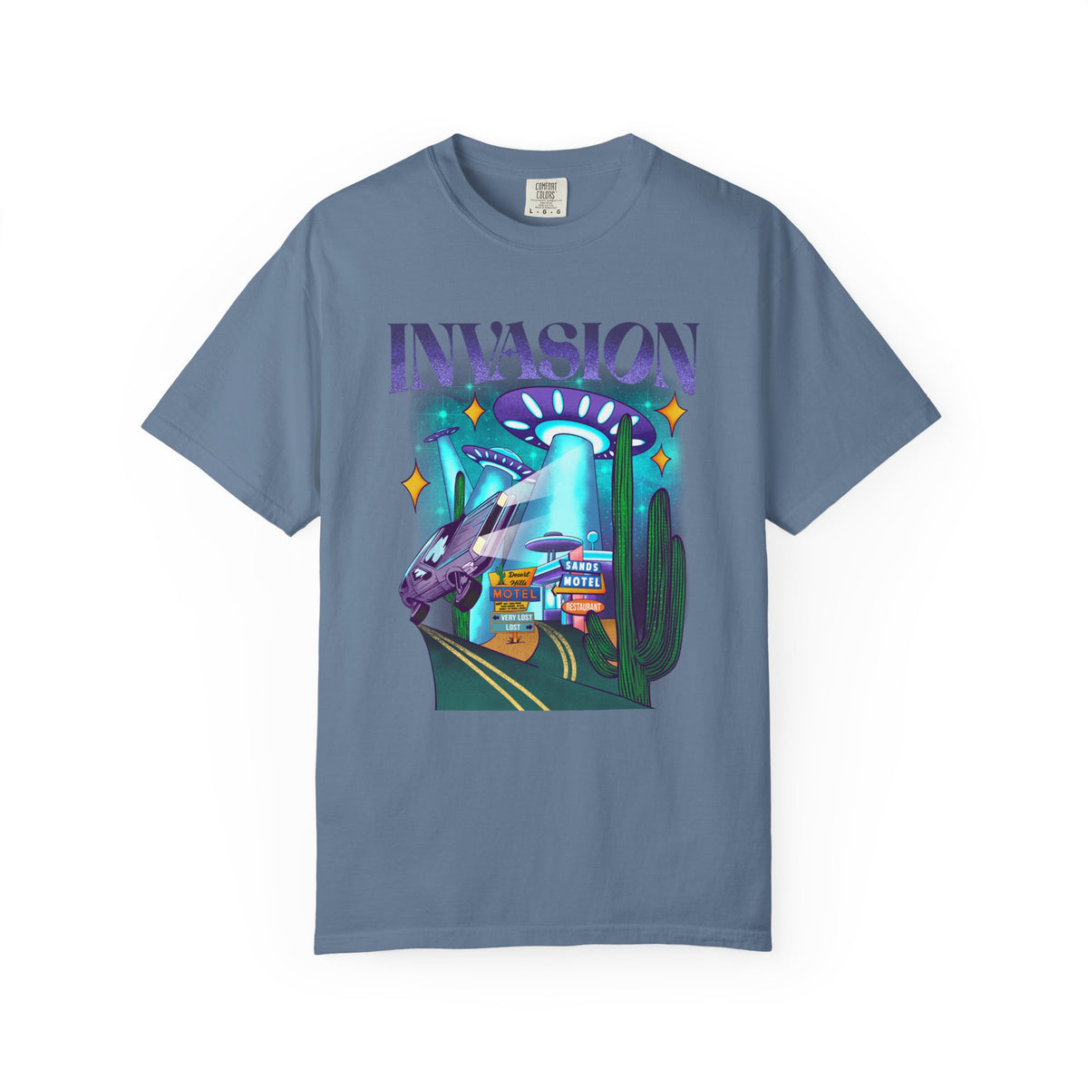 Alien Abduction Shirt – Desert Motel UFO Tee Retro Sci-Fi