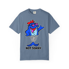Funny Shark Shirt - Not Sorry Skeleton Design Tee