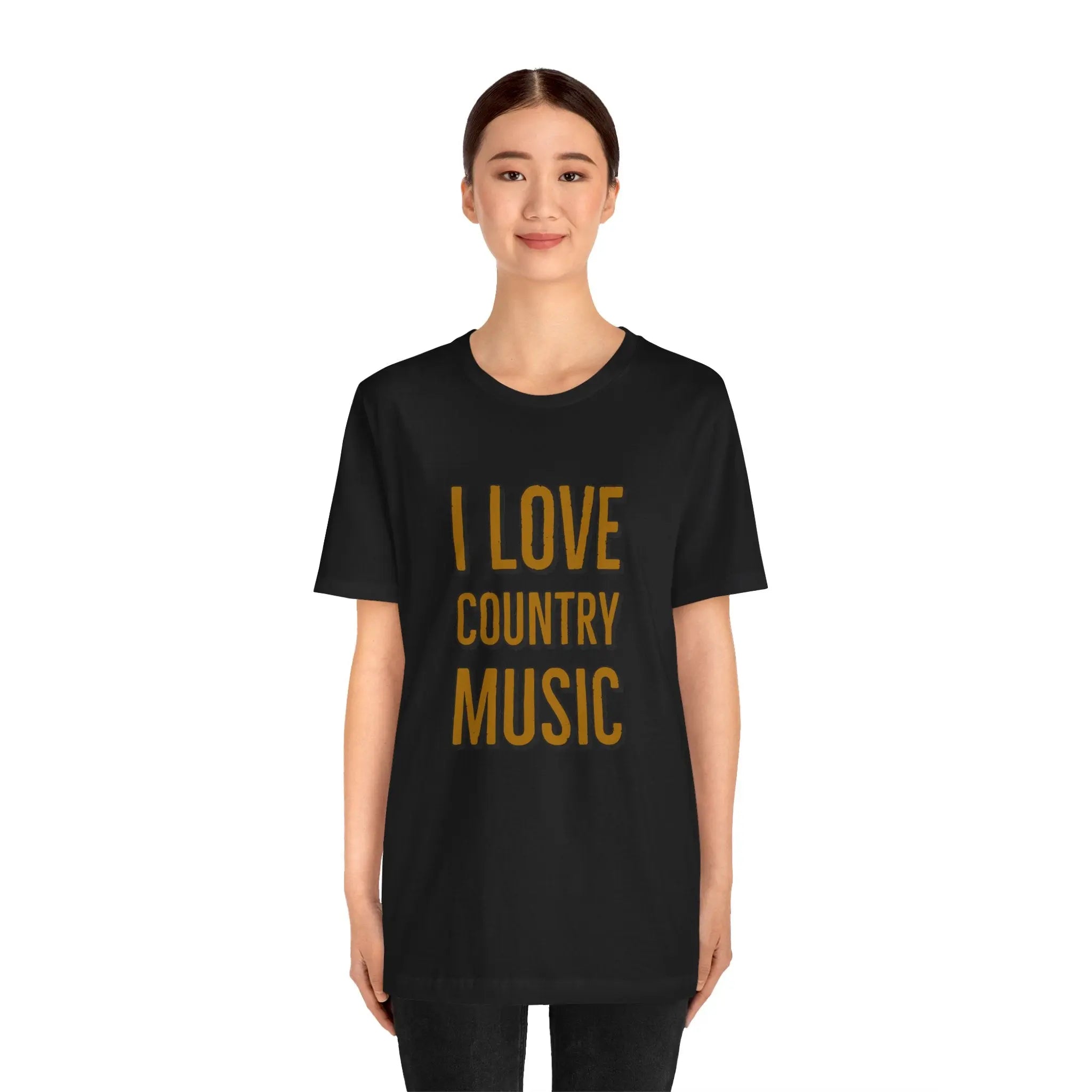 I Love Country Music Graphic Tee - Country Fan Festival Shirt Printify
