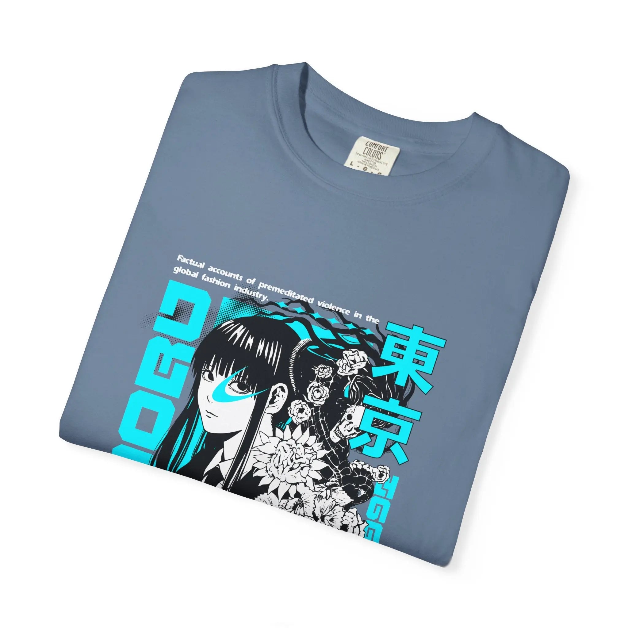 Anime Grunge Tee - Tokyo Y2K Vaporwave - Street Gift - Sinful Threads