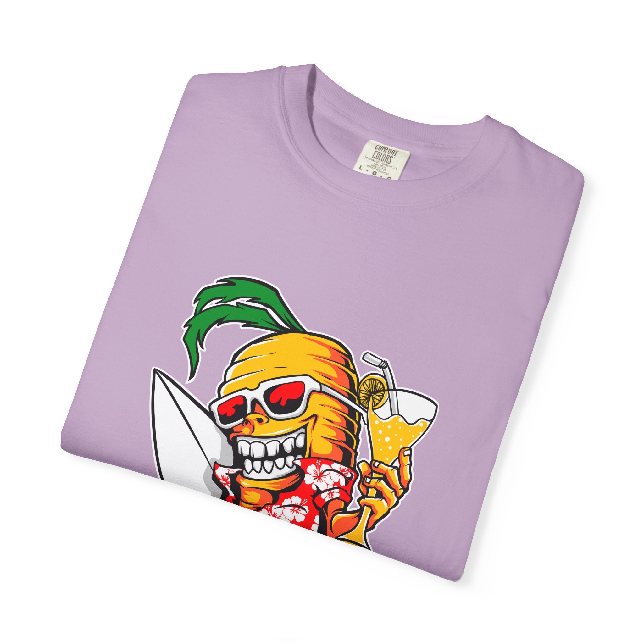 Surfing Carrot With a Drink Graphic Awesome T-Shirt - Sinful Threads