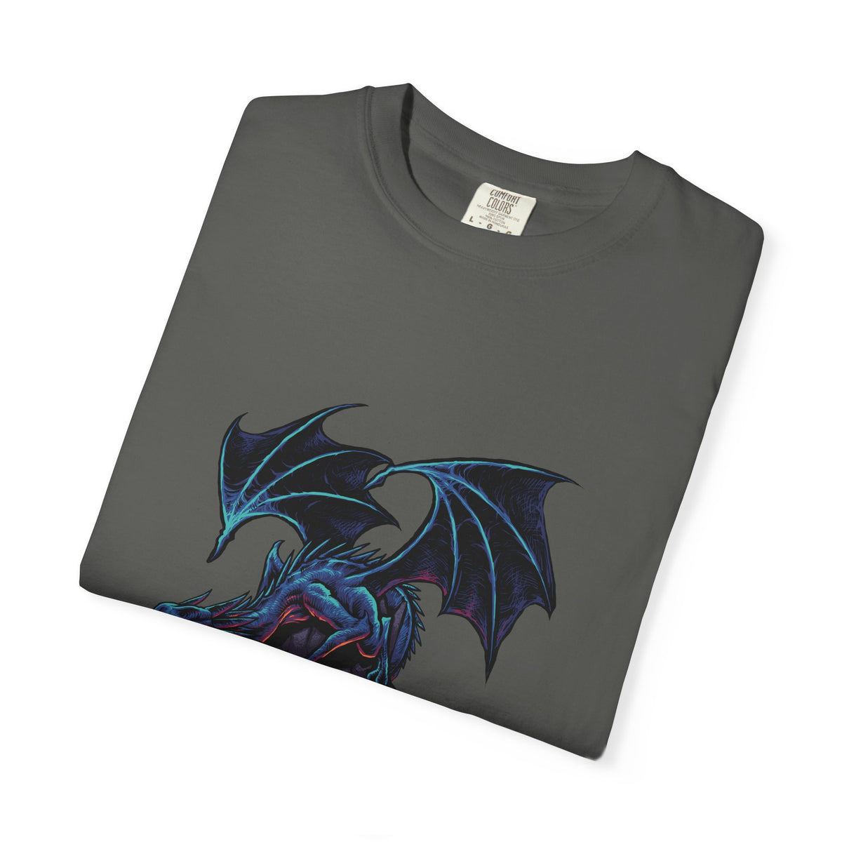 Fierce Dragon Roaring Illustration Graphic Design T-Shirt