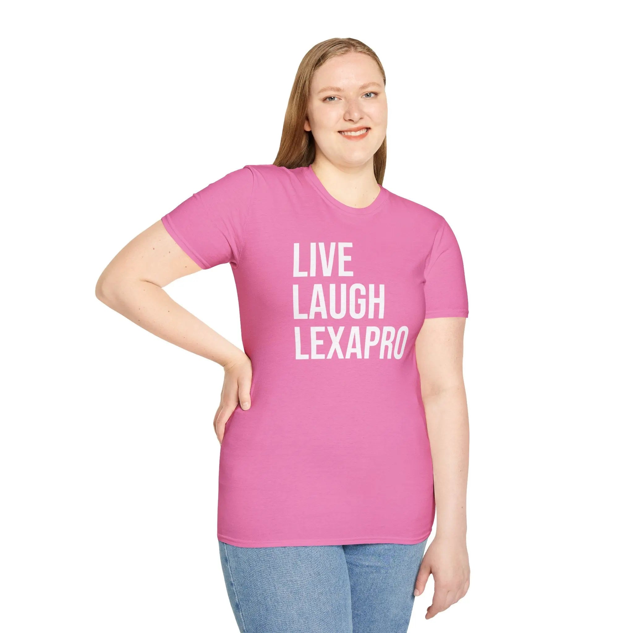 Live Laugh Lexapro Shirt - Mental Health Awareness Tee Printify