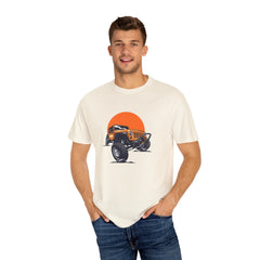 Adventurous Off Road Car Sunset Graphic Design T-Shirt - Sinful Threads