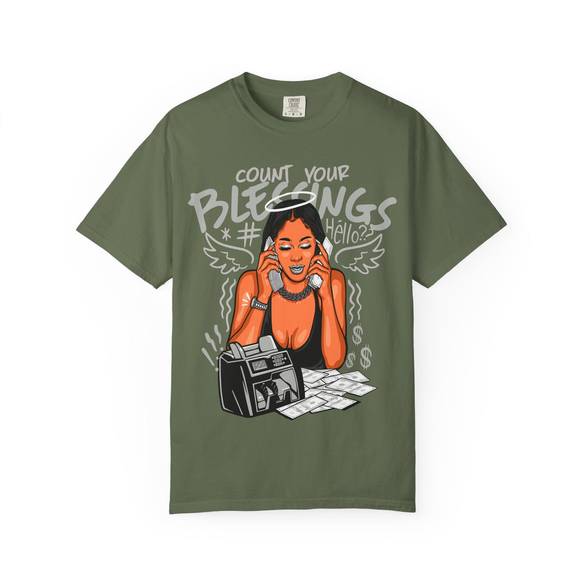 Count Blessings Tee – Boss Woman Wealth Mindset