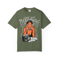 Count Blessings Tee – Boss Woman Wealth Mindset