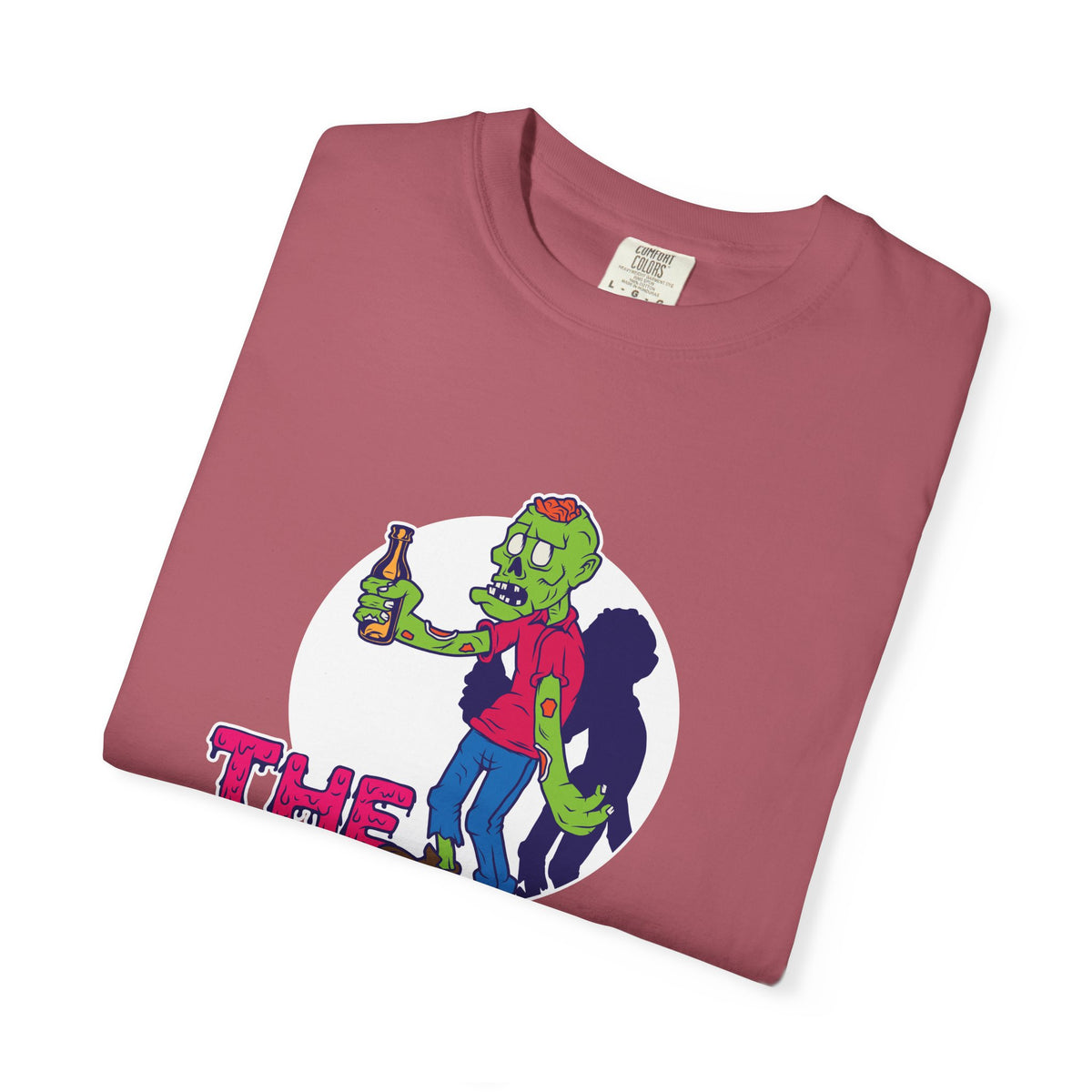 Funny Zombie Shirt - Walking Drunk Tee - Halloween Gift