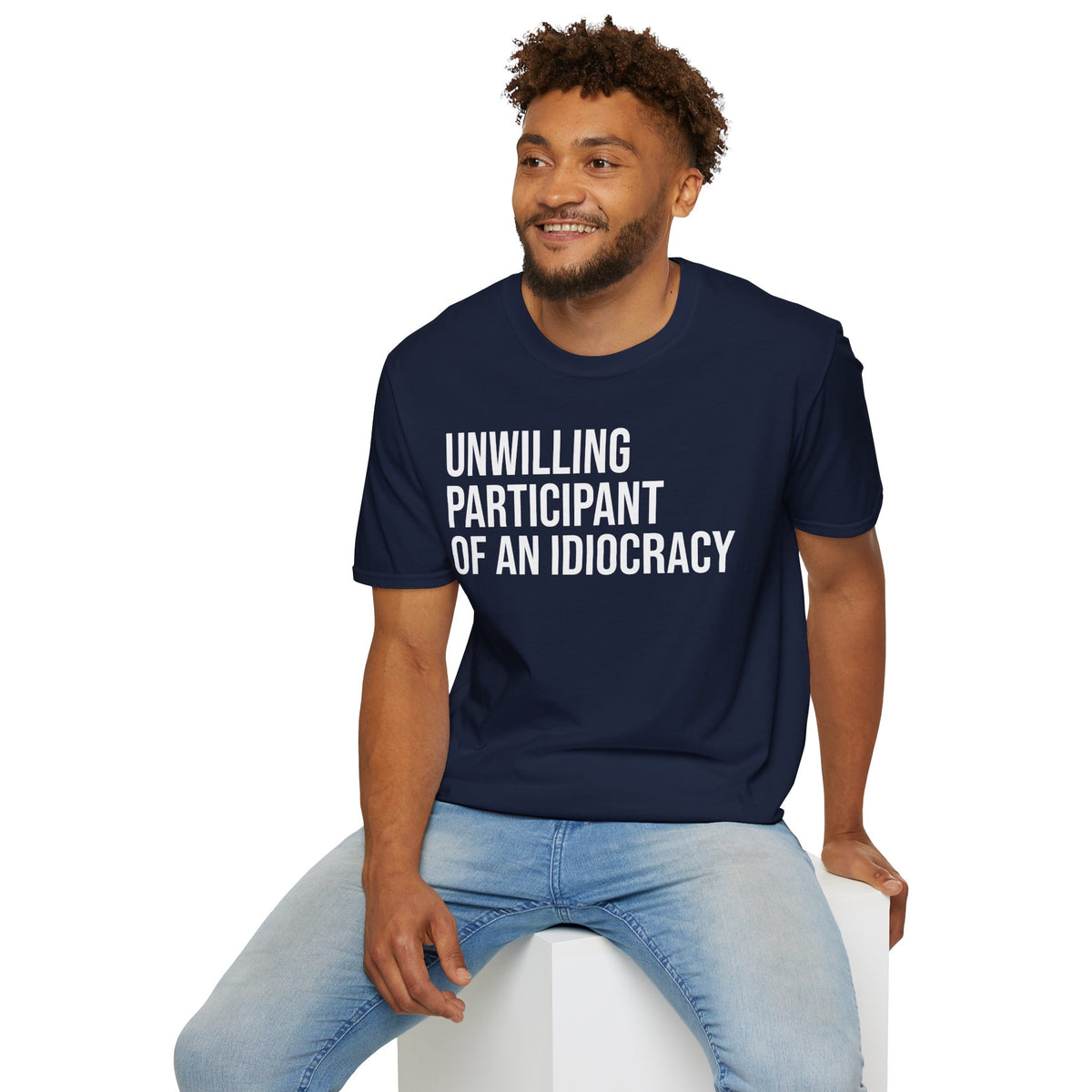 Funny Social Observation Shirt - Unwilling Participant Tee