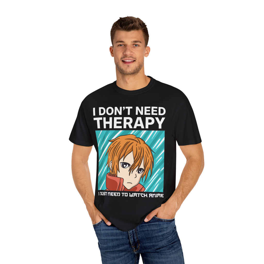 Anime Therapy Shirt – I Don’t Need Therapy Manga Style Tee - Sinful Threads