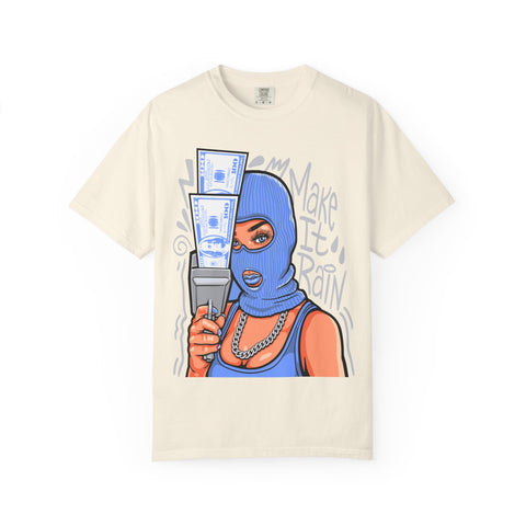 Money Gangster Shirt - Make It Rain Girl Tee for Hip Hop Fans