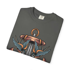 Nautical Anchor Shirt - Tattoo Style Tee, Maritime Gift