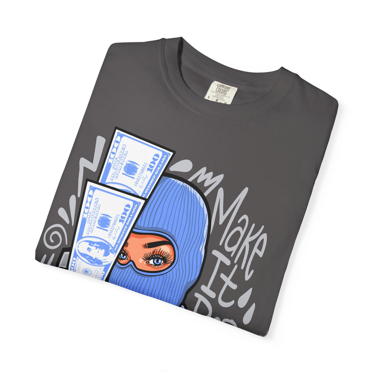 Money Gangster Shirt - Make It Rain Girl Tee for Hip Hop Fans