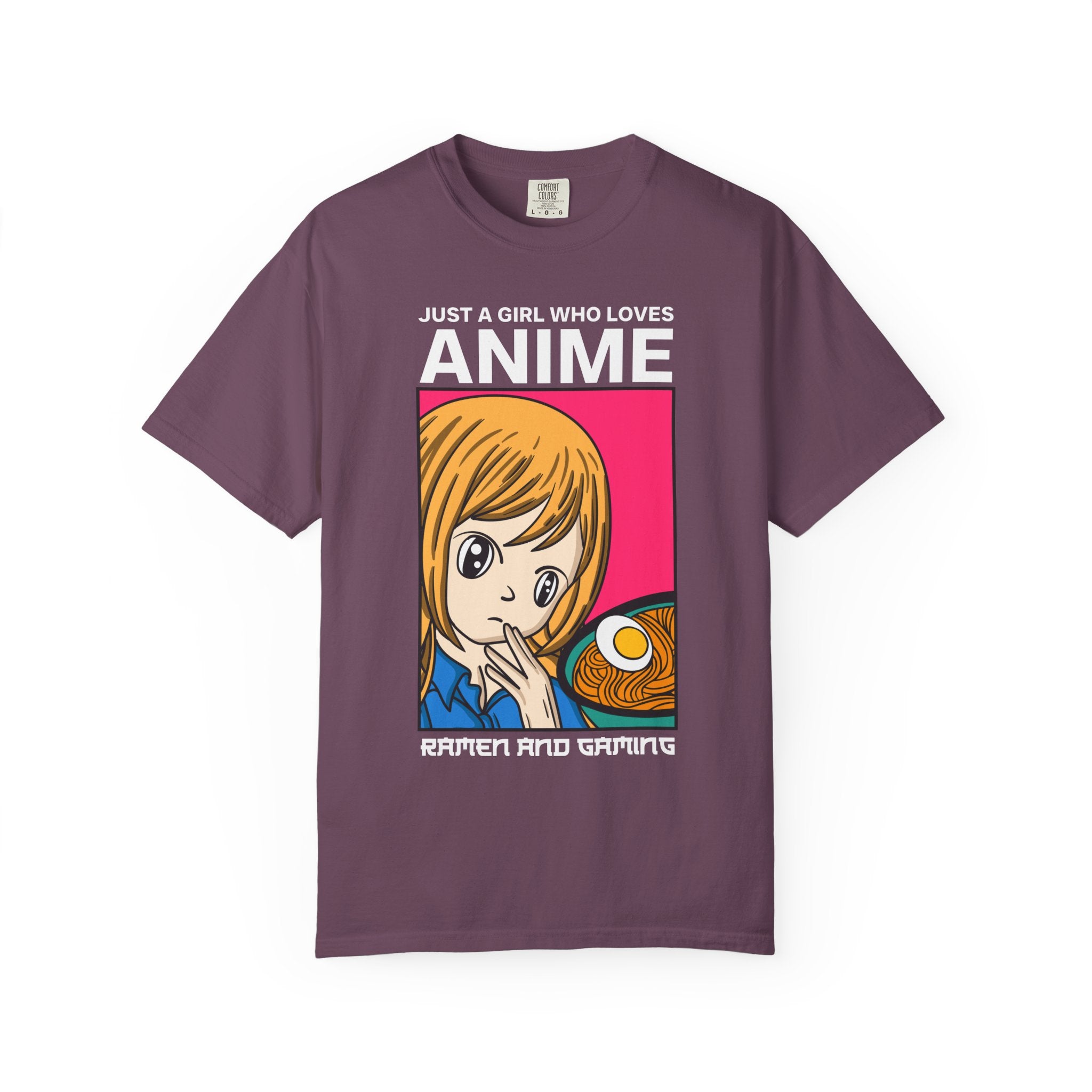 Girl Ramen Gaming Shirt – Cute Noodle Anime Gamer Tee - Sinful Threads