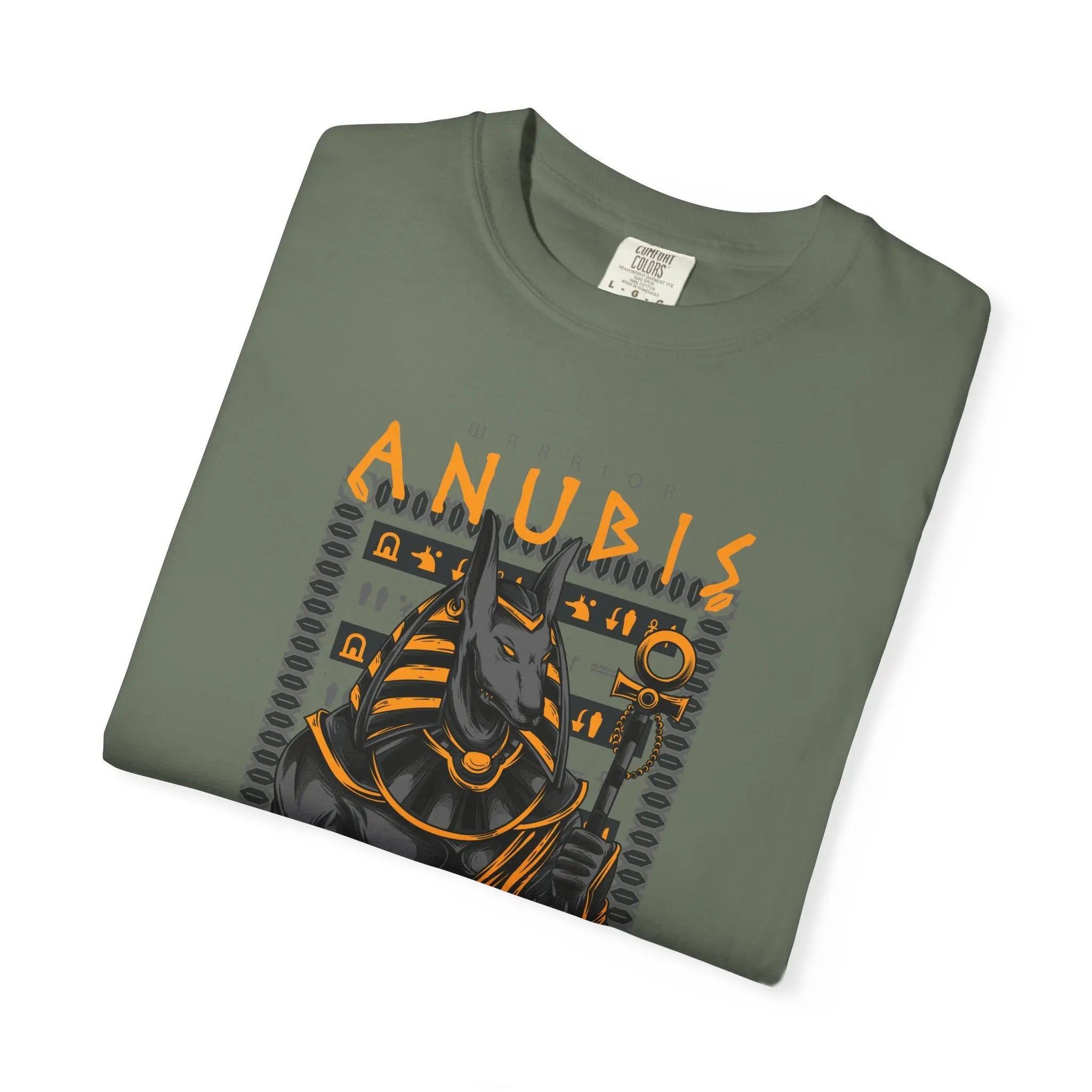Egyptian Warrior Anubis Graphic Print T-Shirt - Sinful Threads