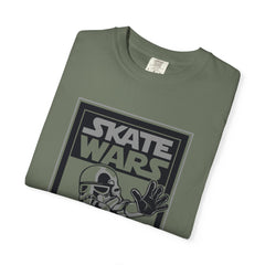 Skateboard Tee Gift - Sci Fi Trooper Funny Skate Wars