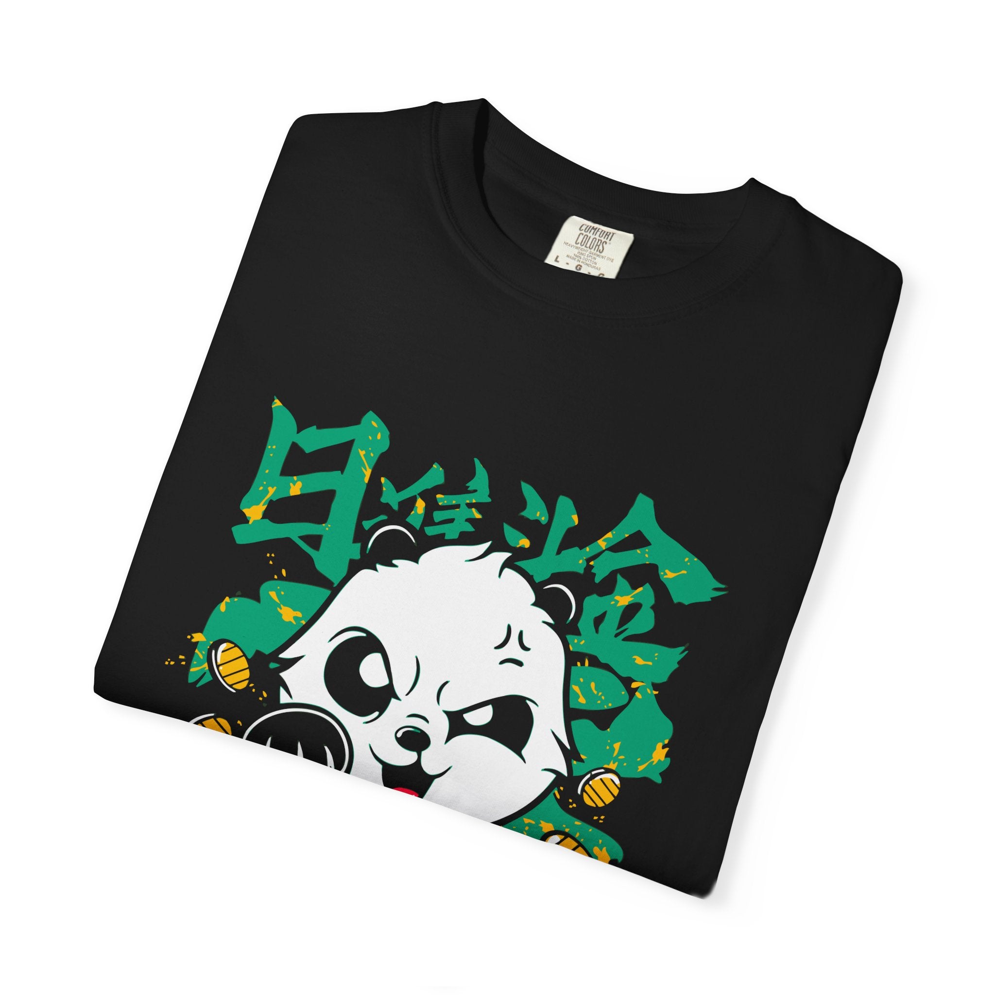 Lucky Panda Fortune Tee - Make Money Graphic Design - Sinful Threads