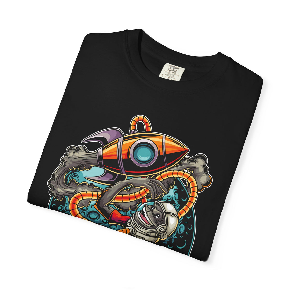 Space Monkey Shirt - Funny Astronaut Tee - Rocket Adventure Gift