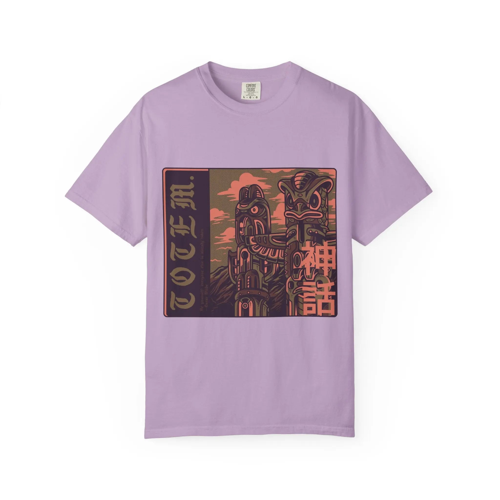 Totem Be Yourself Oscar Wilde Quote Design T-Shirt - Sinful Threads