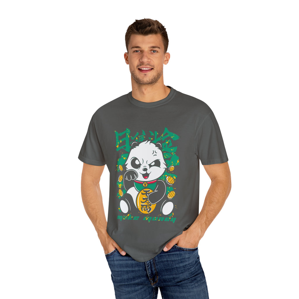 Lucky Panda Fortune Tee - Make Money Graphic Design - Sinful Threads