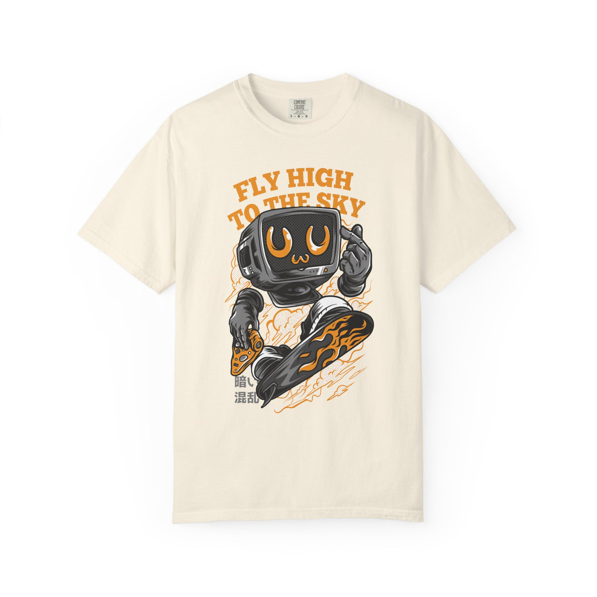 Fly High To The Sky Retro TV Character T-Shirt