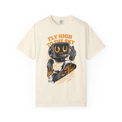 Fly High To The Sky Retro TV Character T-Shirt
