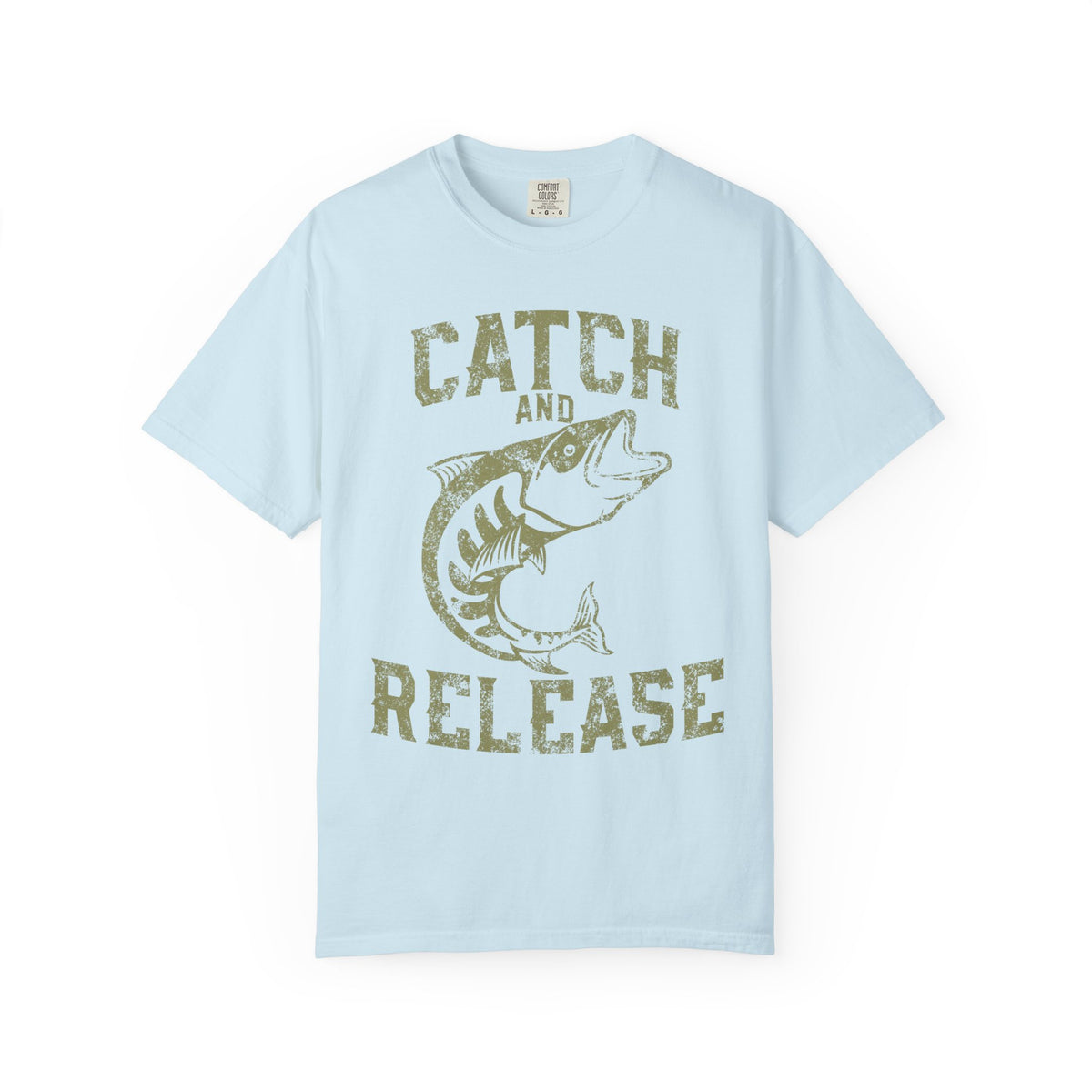 Catch And Release Fishing Graphic Artwork Design T-Shirt