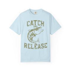 Catch And Release Fishing Graphic Artwork Design T-Shirt