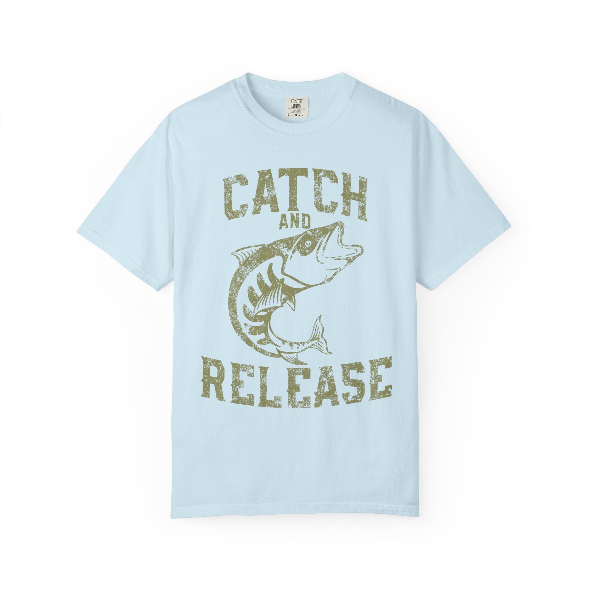 Catch And Release Fishing Graphic Artwork Design T-Shirt - Sinful Threads