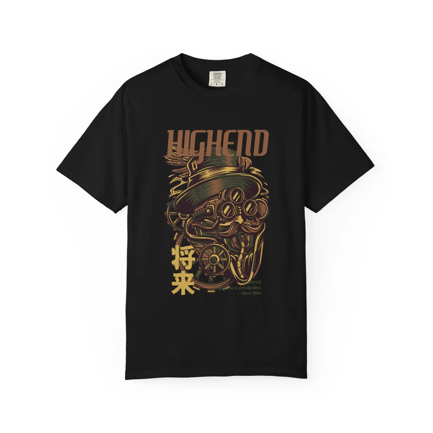 Steampunk Man Future Inspired Cool Graphic Design T-Shirt - Sinful Threads