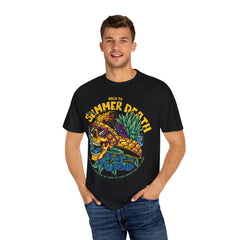 Pineapple Skull Tee - Tropical Skull Tee - Edgy Summer Gift