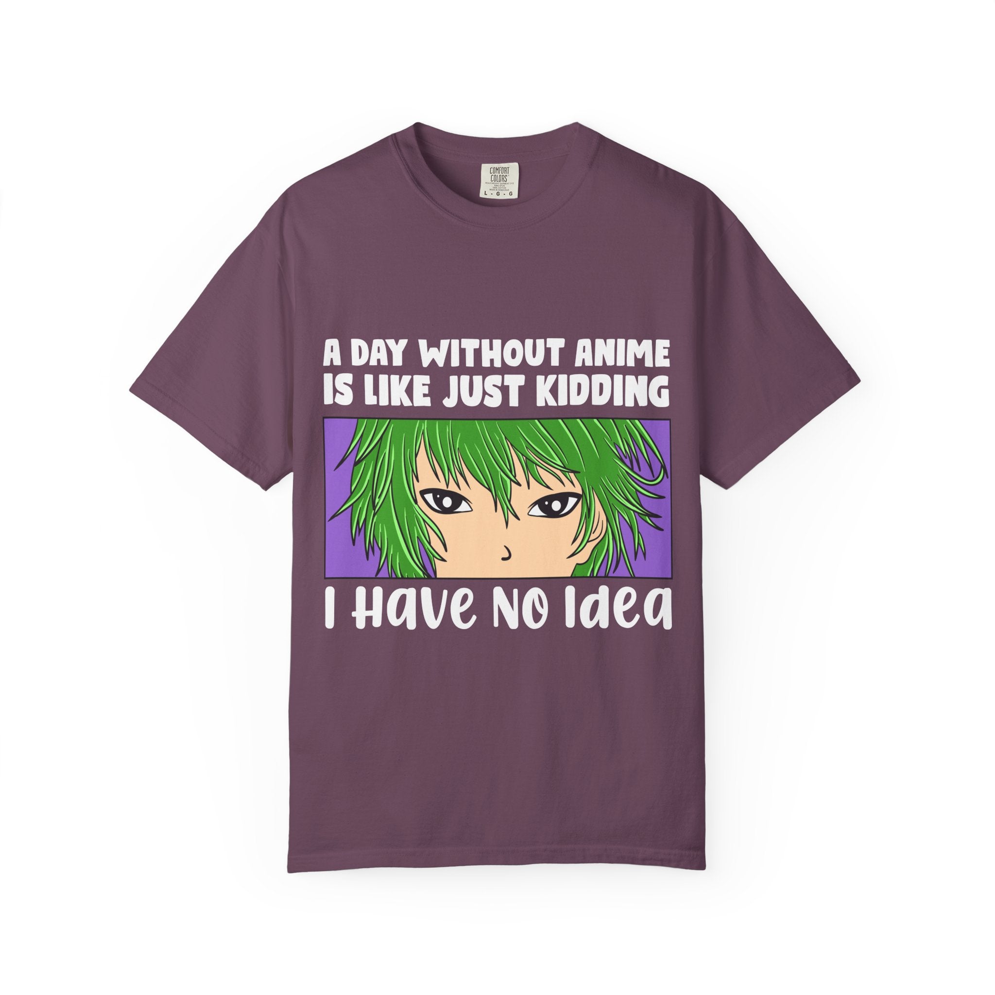 Anime Style Shirt – A Day Without Anime Tee Manga Graphic Top - Sinful Threads
