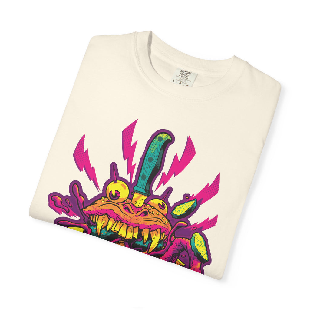 Killer Burger Parody Fast Food Horror Tee - Sinful Threads