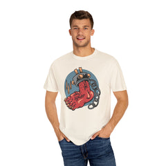 Monster Horror Tee - Creepy Halloween Shirt - Chains Graphic