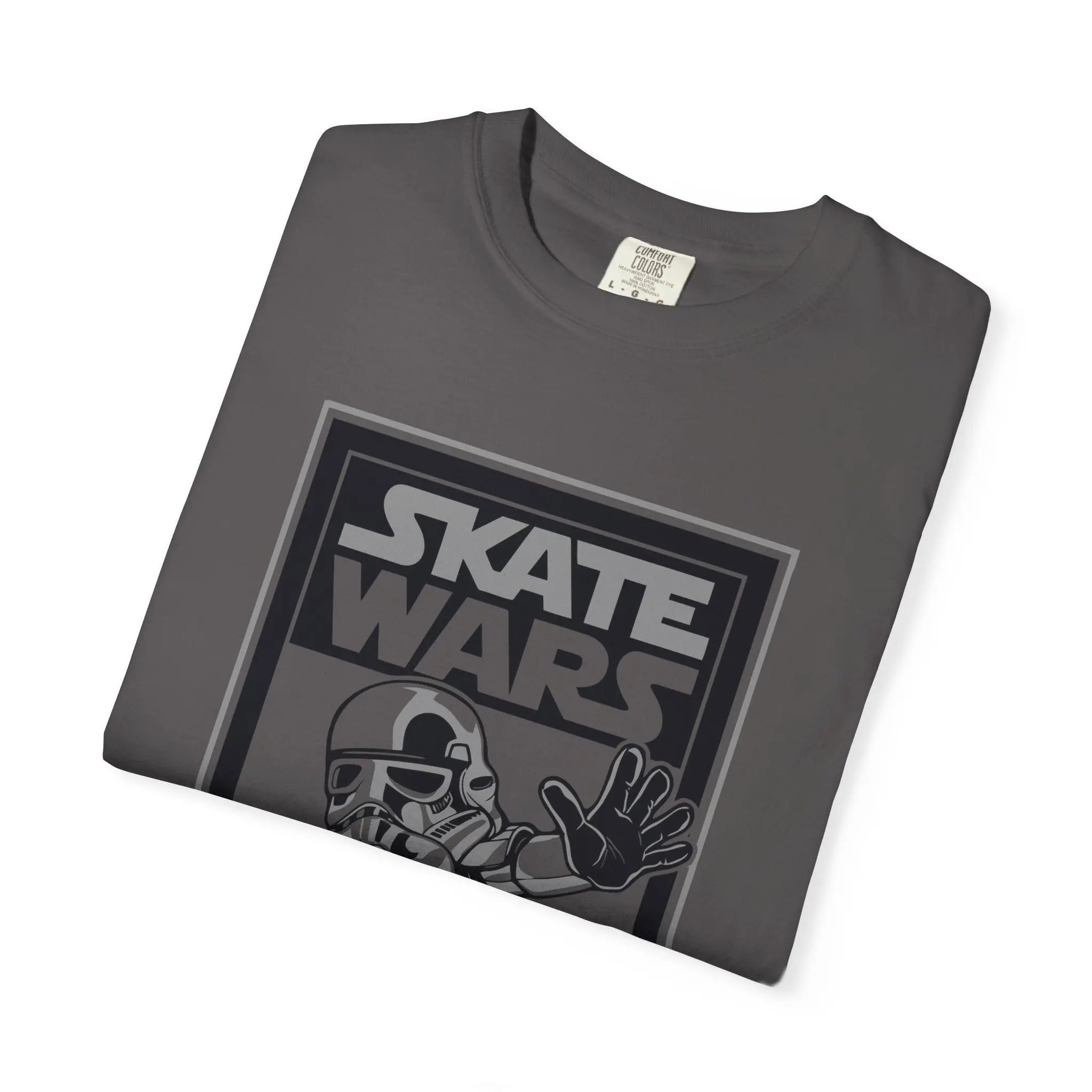 Skateboard Tee Gift - Sci Fi Trooper Funny Skate Wars - Sinful Threads