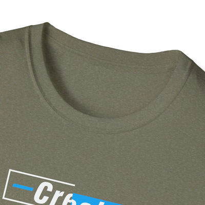 Create Something Break The rules Glitch Style Graphic Tee - Sinful Threads