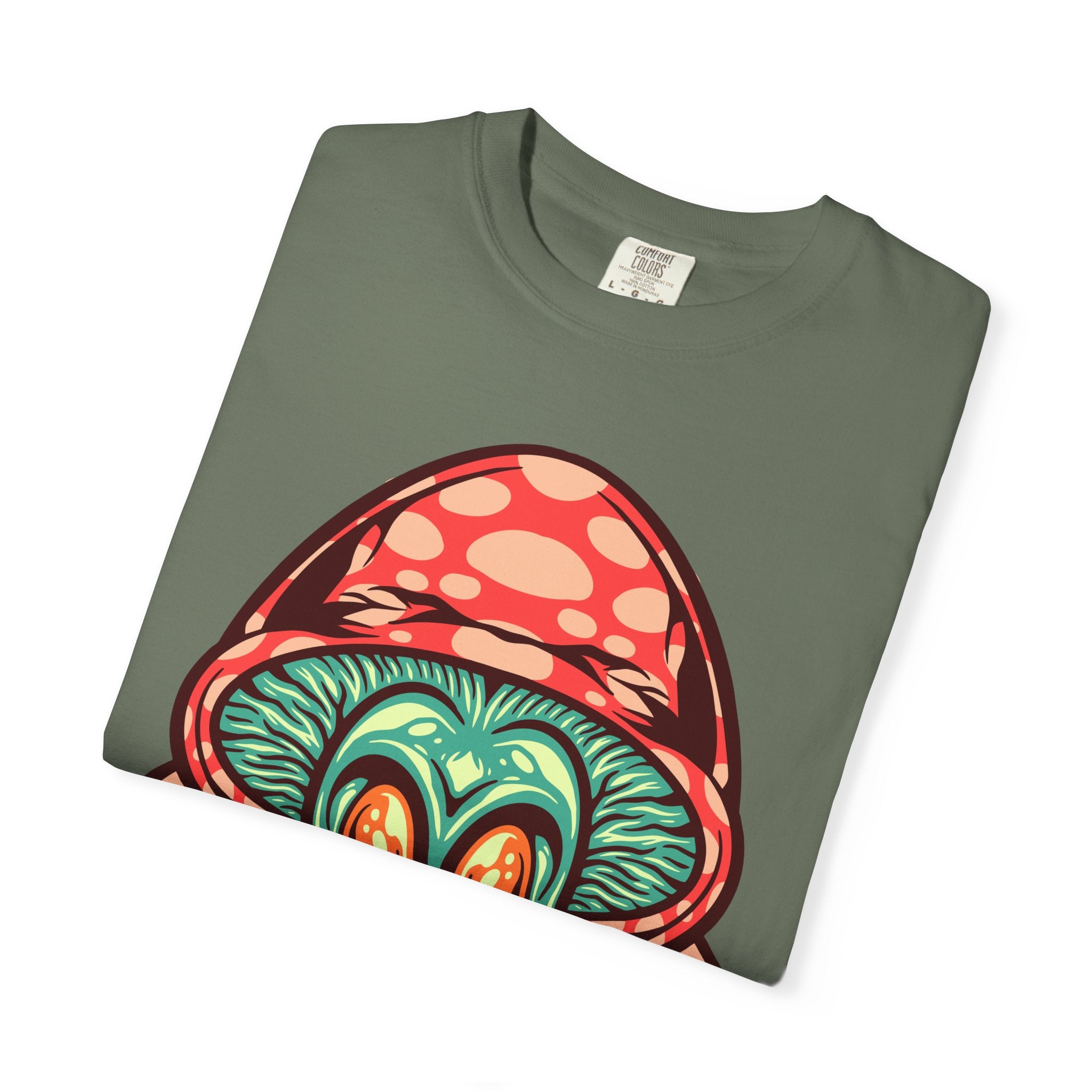 Psychedelic Graphic Tee - Trippy Mushroom Tee - Alien Art Gift - Sinful Threads