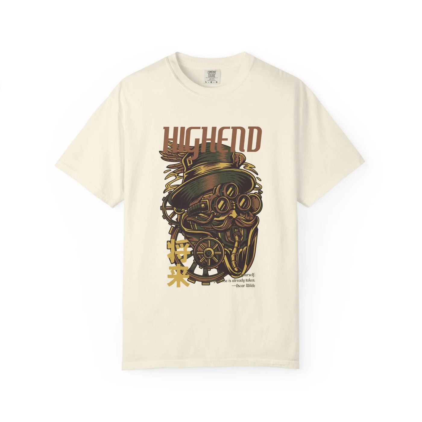Steampunk Man Future Inspired Cool Graphic Design T-Shirt - Sinful Threads