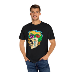 Floral Skull Shirt - Skeleton Graphic Tee - Artistic Gift