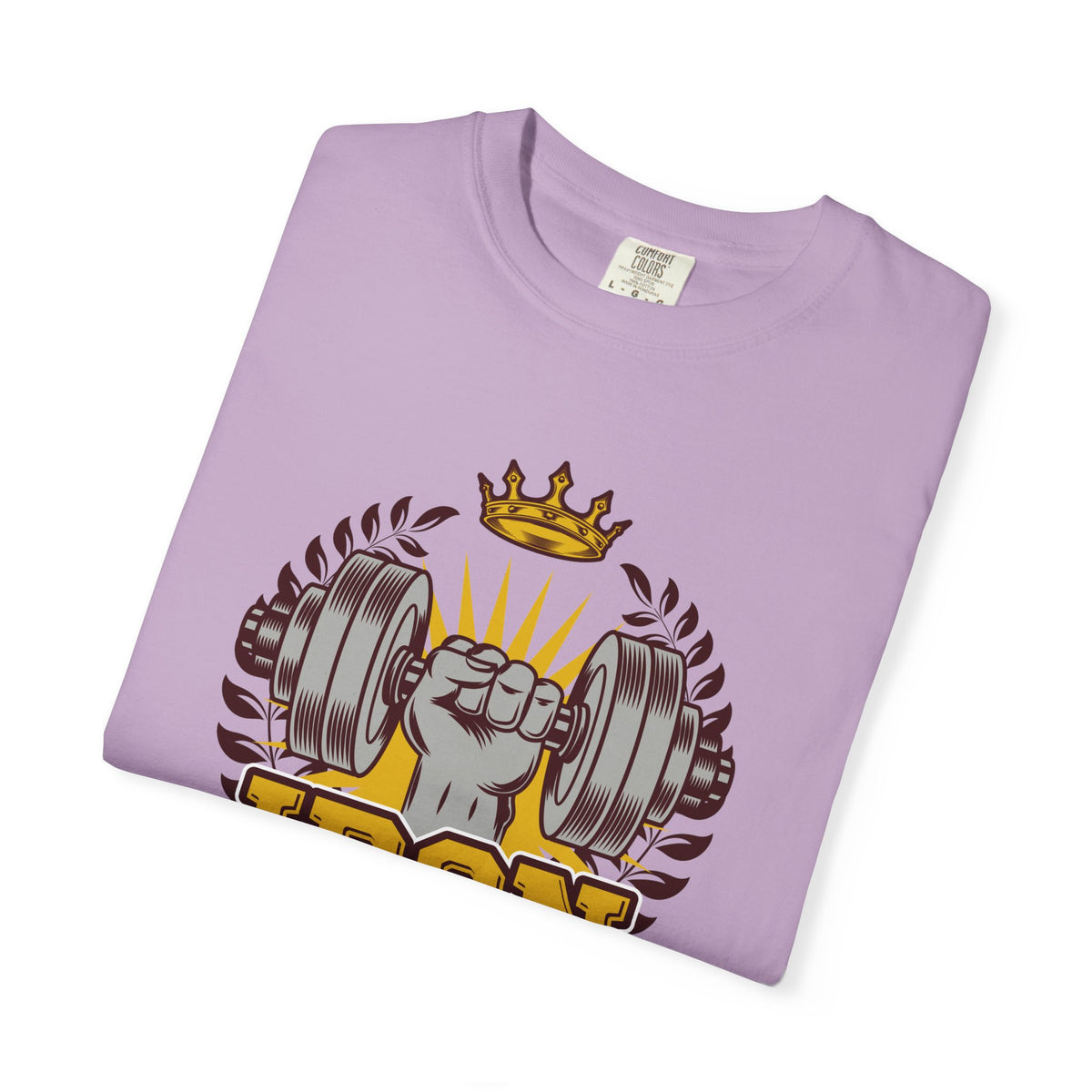 Iron Man Fitness Center Logo Graphic Design Image T-Shirt