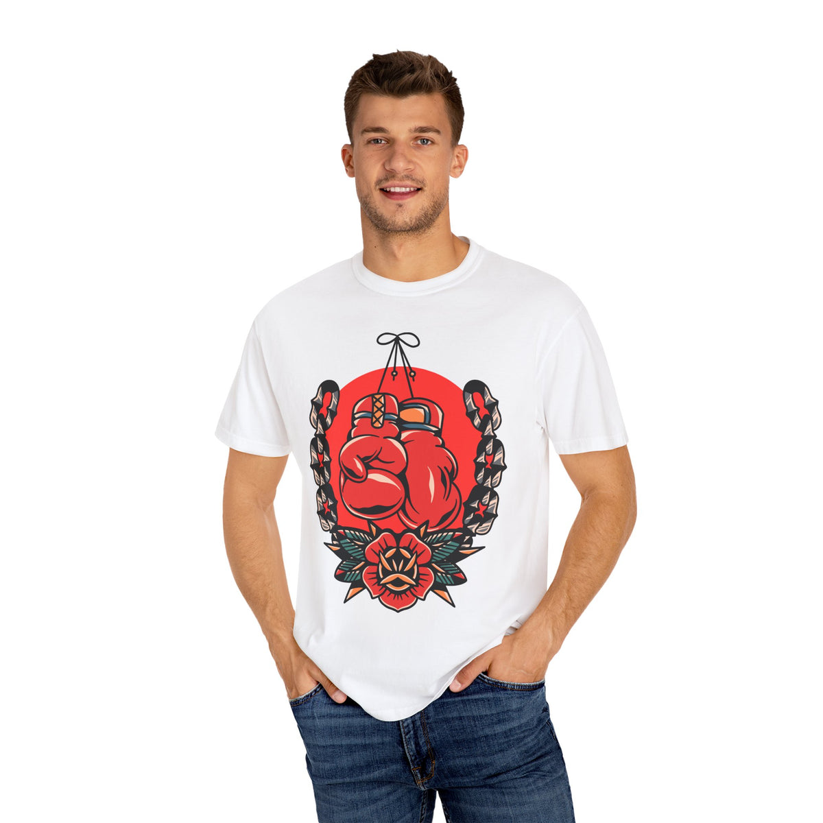 Vintage Boxing Shirt - Old School Tattoo Tee - Fighter Gift