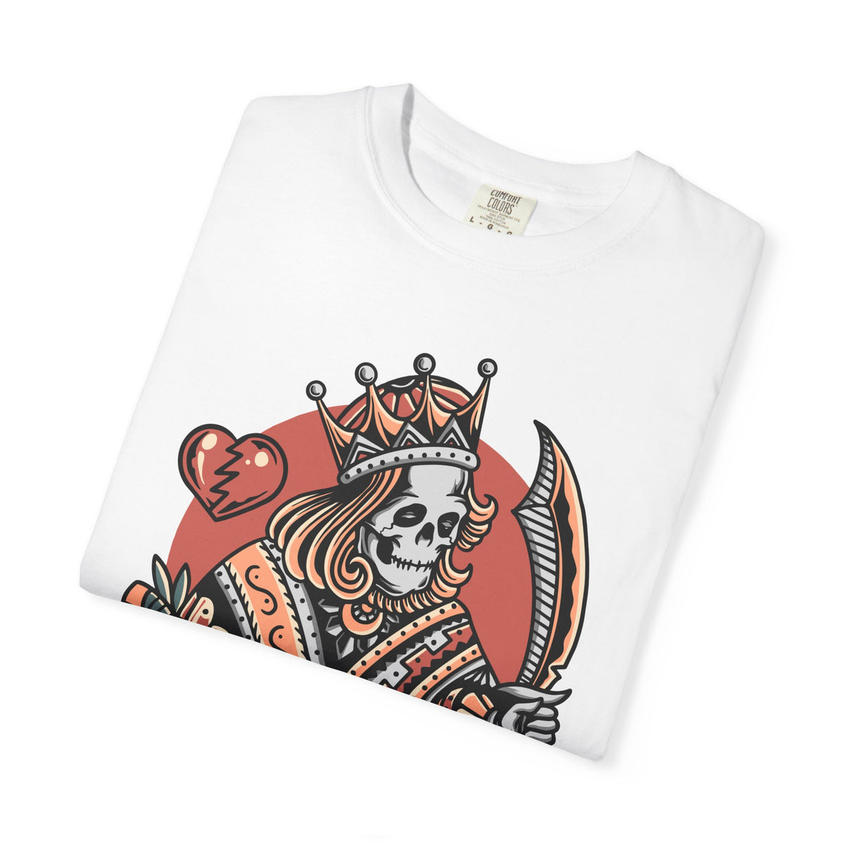 Skull King Hearts Shirt - Playing Card Tee, Unique Poker Gift