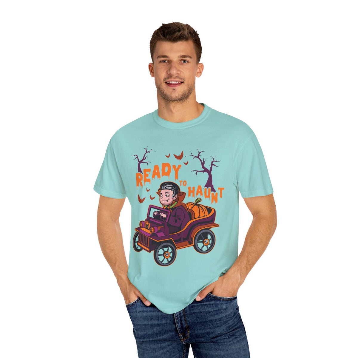 Dracula Halloween Shirt – Ready to Haunt Funny Vampire Tee
