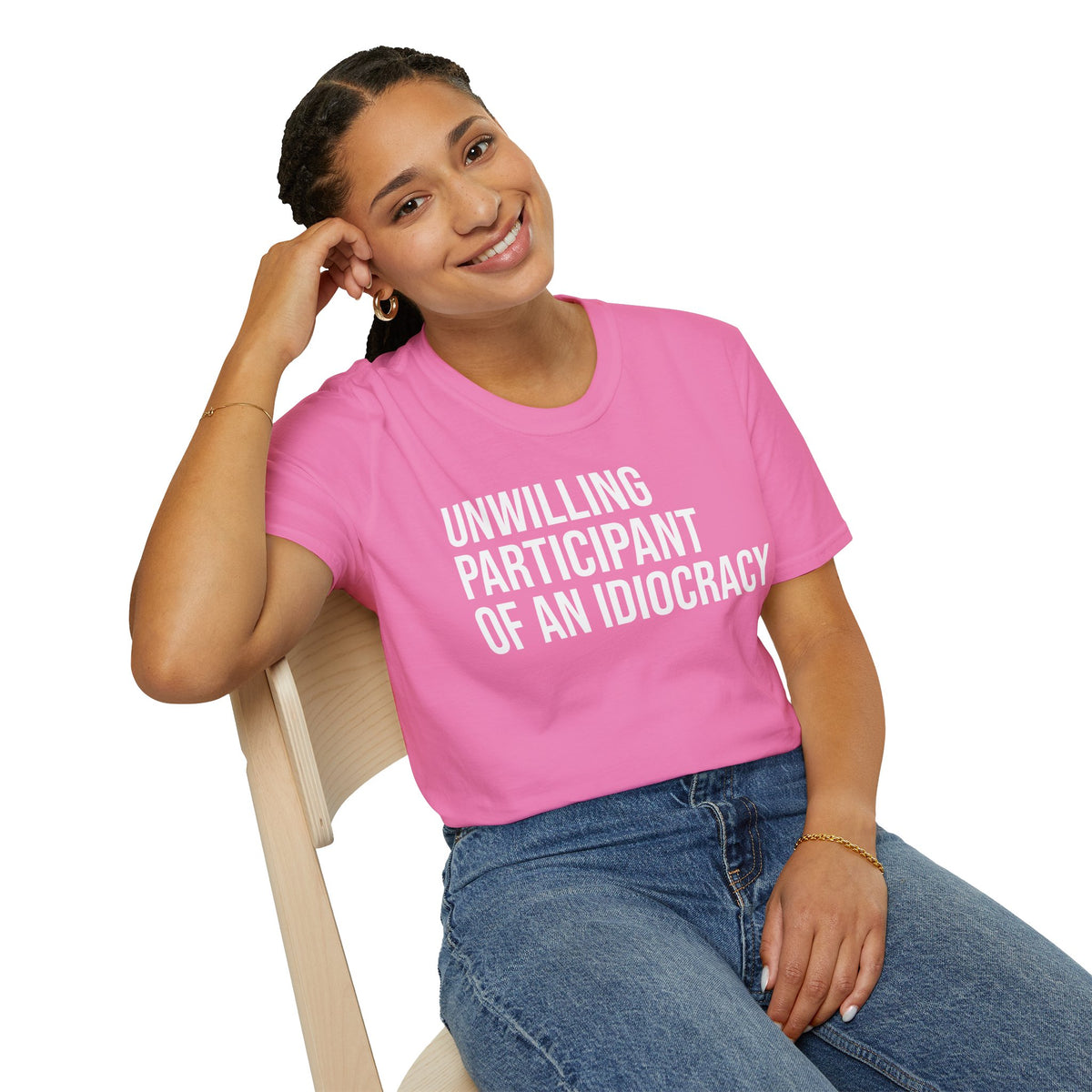 Funny Social Observation Shirt - Unwilling Participant Tee