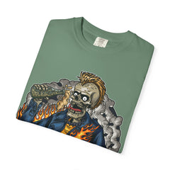 Punk Skull Shirt – Mohawk Skeleton Graphic Tee, Edgy Punk Rocker