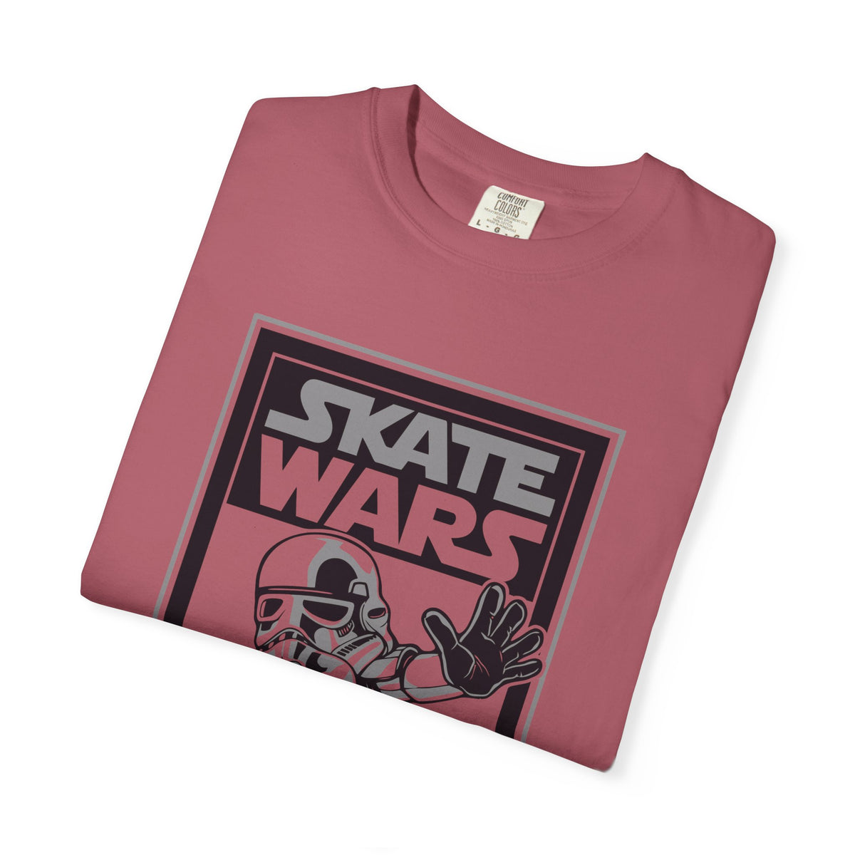 Skateboard Tee Gift - Sci Fi Trooper Funny Skate Wars