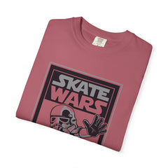 Skateboard Tee Gift - Sci Fi Trooper Funny Skate Wars