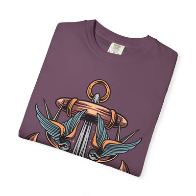 Nautical Anchor Shirt - Tattoo Style Tee, Maritime Gift - Sinful Threads